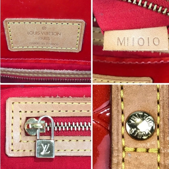 LV Red Vernis small PM - Picture 7 of 10